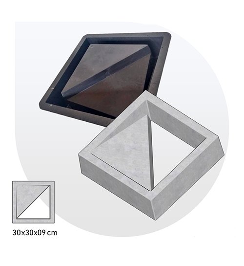 Elemento Vazado Triangular